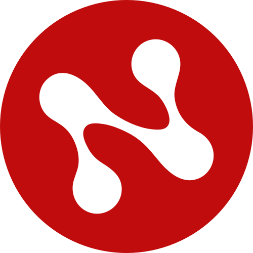 紅色字母N矢量logo圖標 logo png